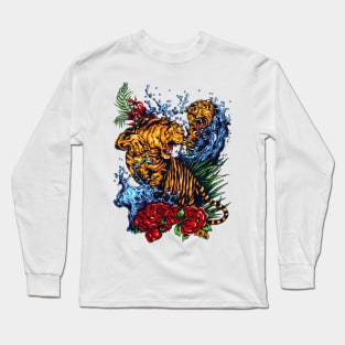 Tigers Fight Long Sleeve T-Shirt